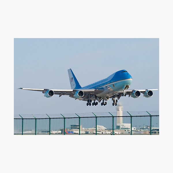 Air Force One Lifts Off from KCLE January 2012 Photographic Print