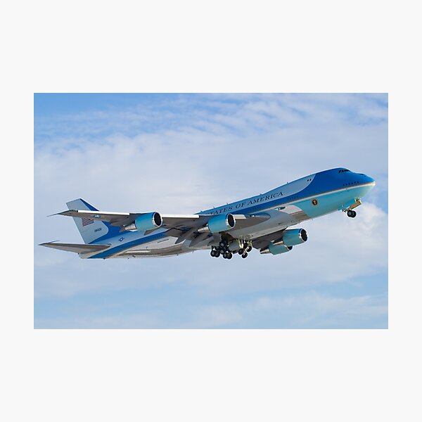 Side Shot of Air Force One Departing KCLE January 2012 Photographic Print