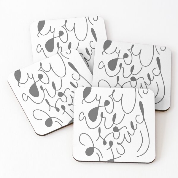 Item preview, hand letter quote -  you are so loved designed and sold by Sadaf F K..