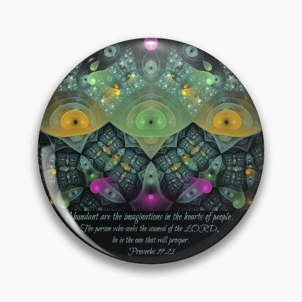 Item preview, Abundant are the imaginations in the hearts of people. Proverbs 19:21 designed and sold by Zen-Rt.