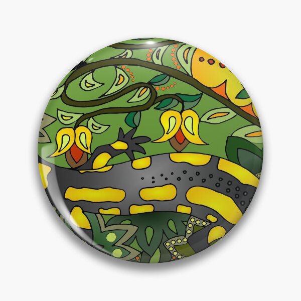 Item preview, Fire Salamander designed and sold by Paulina Dabrowska-Dorozynska.