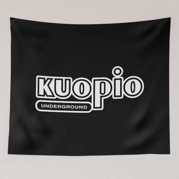 Item preview, Kuopio Underground (valkoinen teksti) designed and sold by futurytmi.