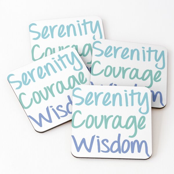 Item preview, Serenity Courage Wisdom designed and sold by SnakeCharm.