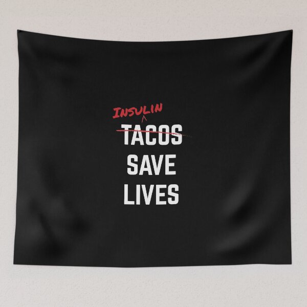 Item preview, Insulin Saves Lives designed and sold by Diabetic Designs.