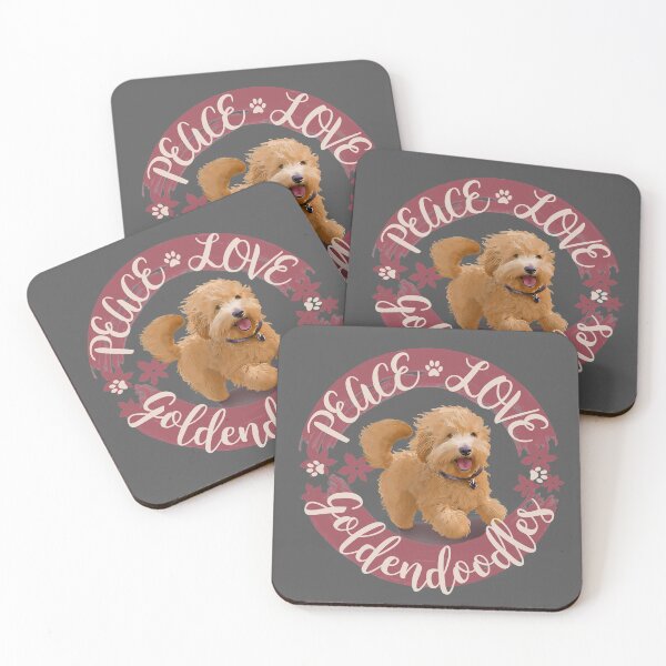 Item preview, Peace, Love, Goldendoodles designed and sold by EdifyEra.