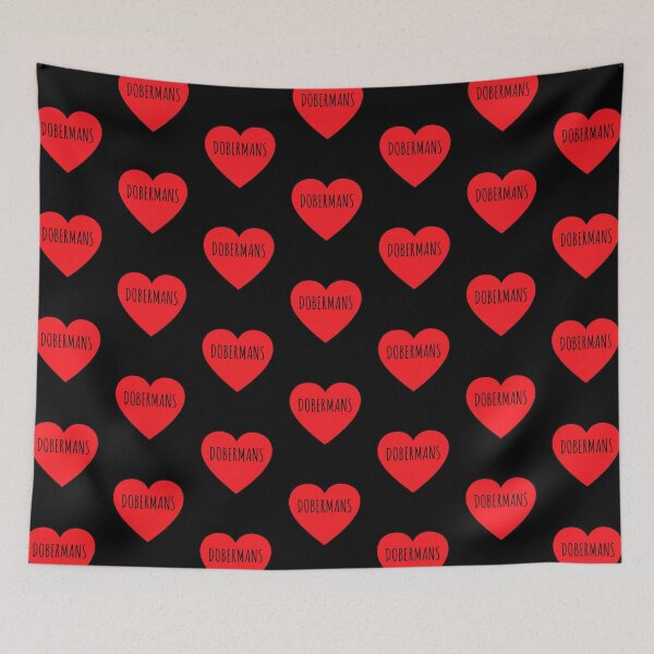 Item preview, I Love Dobermans Heart designed and sold by Vanover Designs.
