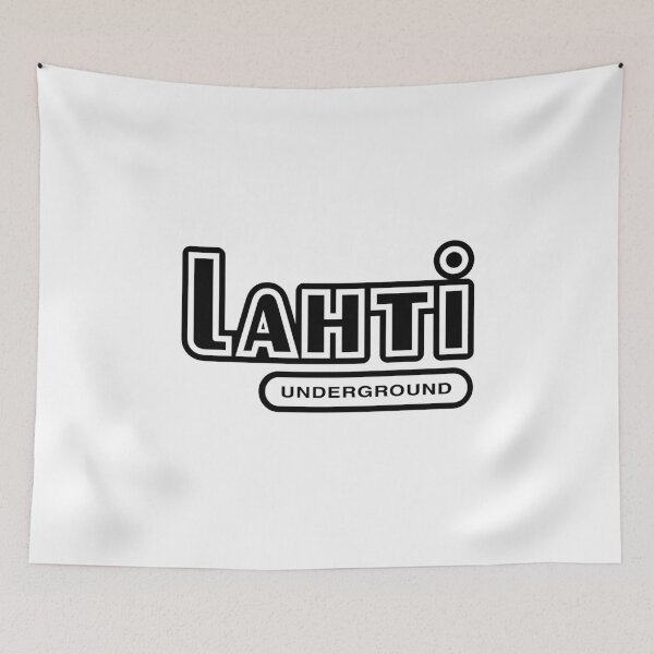 Item preview, Lahti Underground (musta teksti) designed and sold by futurytmi.