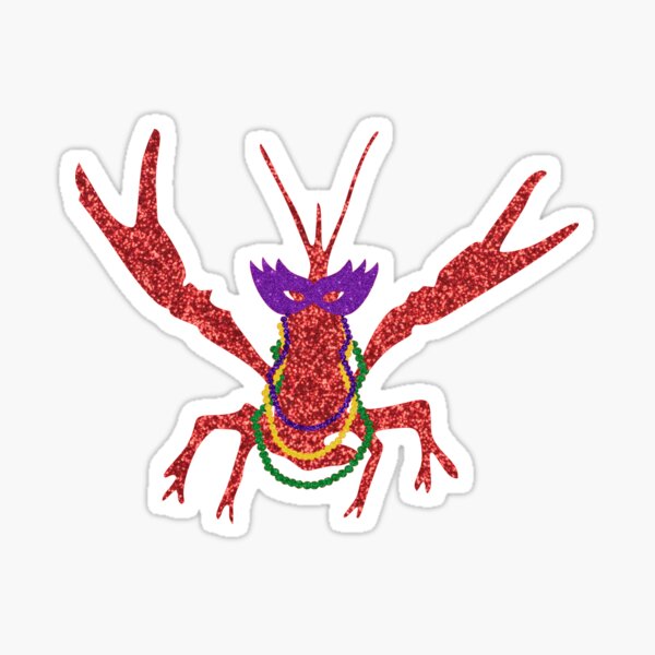 Item preview, Mardis Gras Crawfish designed and sold by stacyanne324.