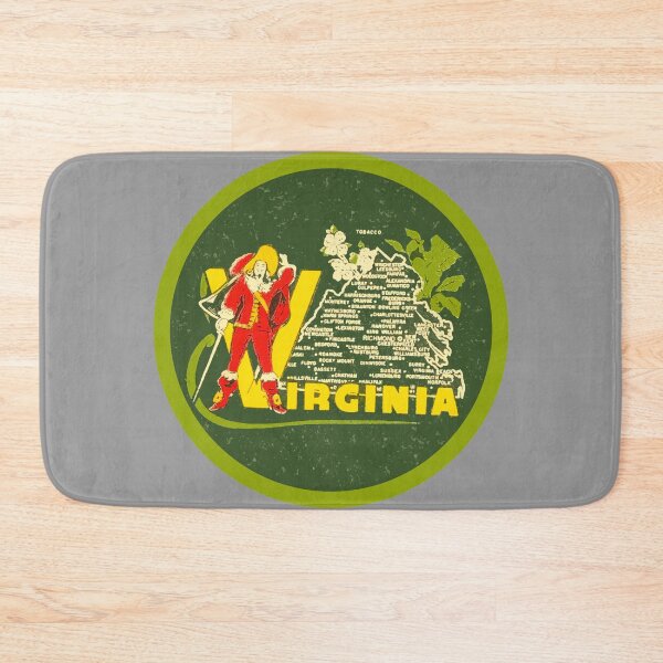 Item preview, Virginia Vintage Travel Decal designed and sold by Decal Mania.