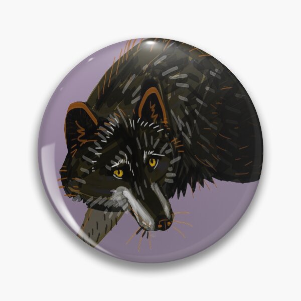Item preview, Totem black Buffalo wolf (nubilus) Lavender  designed and sold by belettelepink.