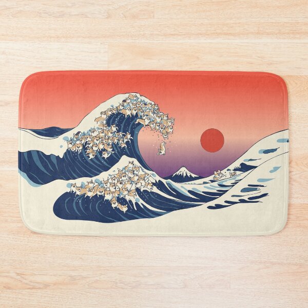 Item preview,  The Great Wave of Corgis designed and sold by Huebucket.