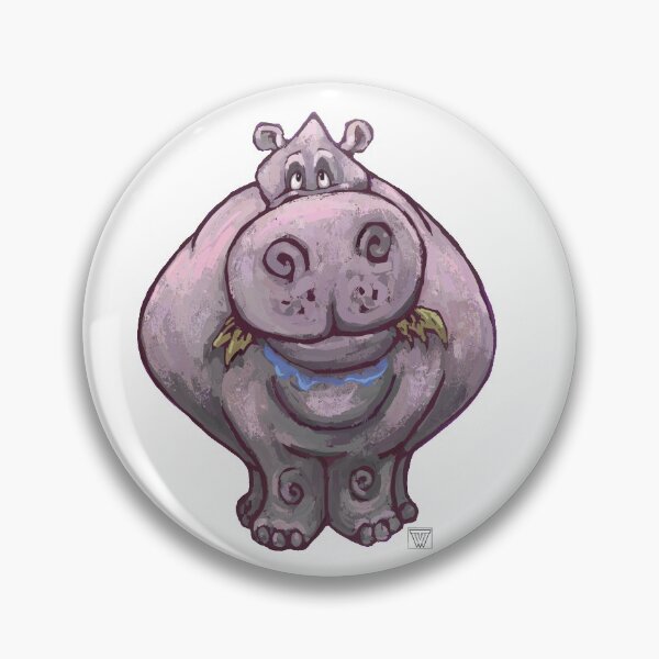 Item preview, Animal Parade Hippopotamus Silhouette designed and sold by ImagineThatNYC.