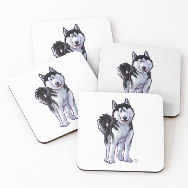 Item preview, Animal Parade Husky Silhouette designed and sold by ImagineThatNYC.