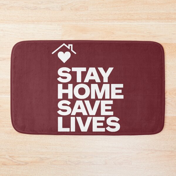 Item preview, Stay Home Save Lives CORONAVIRUS COVID19 Maroon designed and sold by SalahBlt.