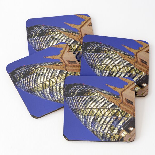 Item preview, London Gherkin in a Blue Night designed and sold by DavidGutierrez.