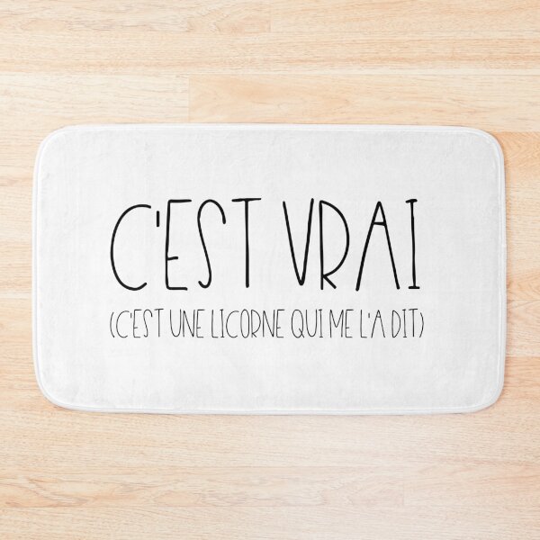 Item preview, C'est vrai, c'est une licorne qui me l'a dit designed and sold by TheLemonBox.