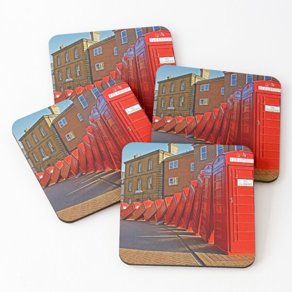 Item preview, London Red Phone Boxes Art - Kingston Upon Thames designed and sold by DavidGutierrez.