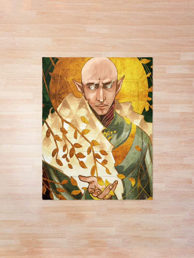 Solas From Dragon Age Tarot Card Comforter By Enrychan Redbubble