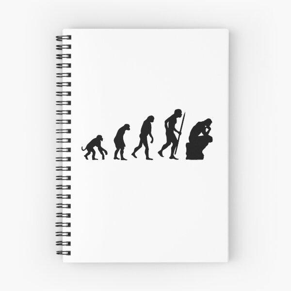 Item preview, Evolution of the thinker philosophy, philosopher designed and sold by LaundryFactory.