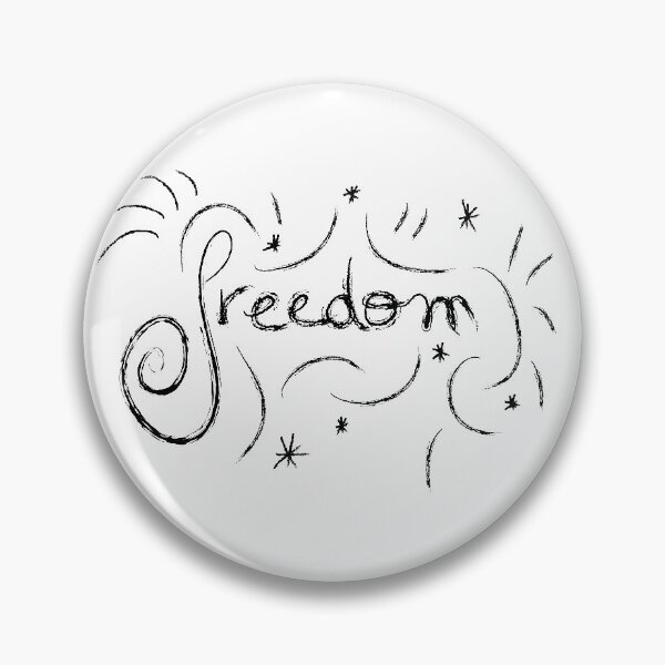 Item preview, FREEDOM artistic charcoal tshirt designed and sold by Catcrea.