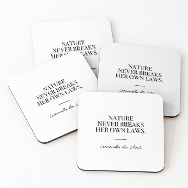 Item preview, Nature never breaks her own laws (black) designed and sold by didijuca.