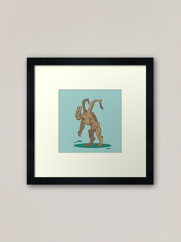 Scp 178 Entity Framed Art Print By Krazymage107 Redbubble