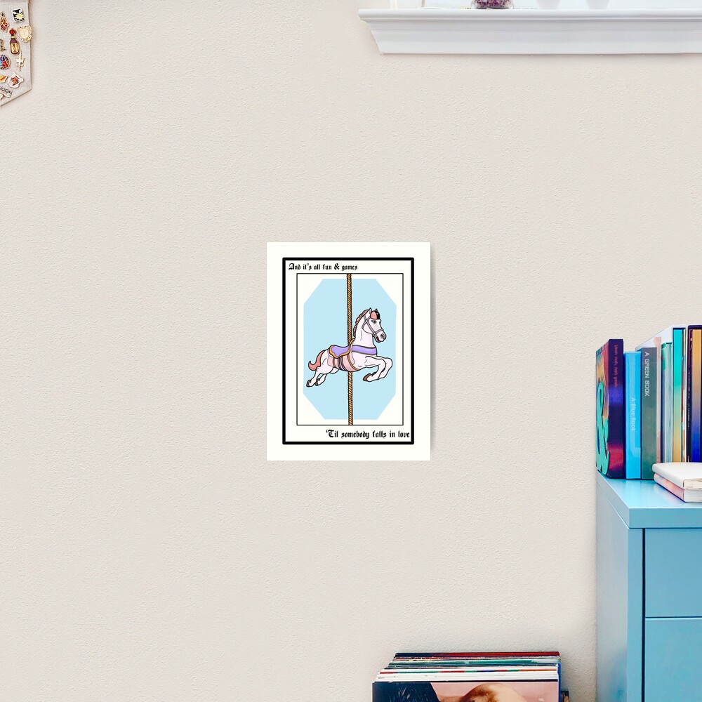 Carousel Art Print