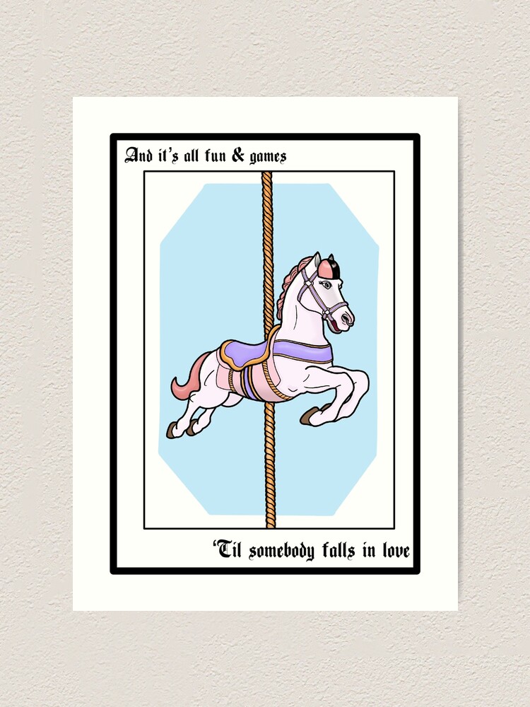Alternate view of Carousel Art Print