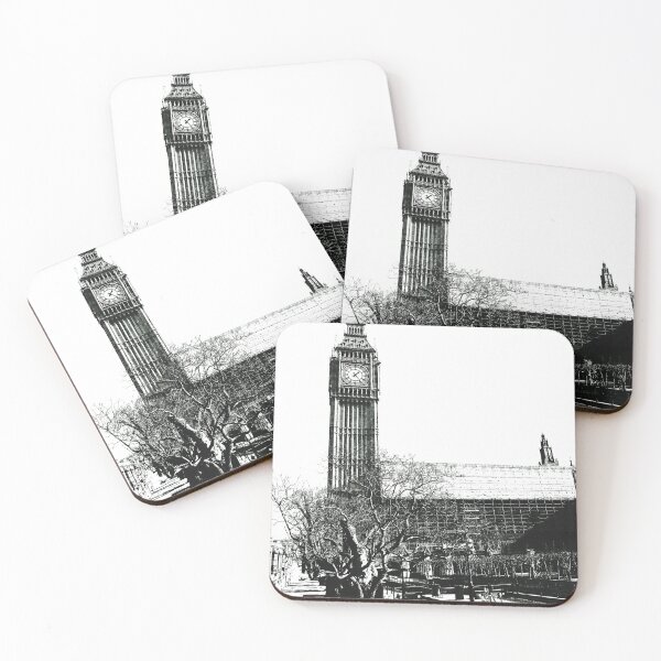 Item preview, London Big Ben in Black and White designed and sold by DavidGutierrez.