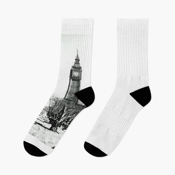 Item preview, London Big Ben in Black and White designed and sold by DavidGutierrez.