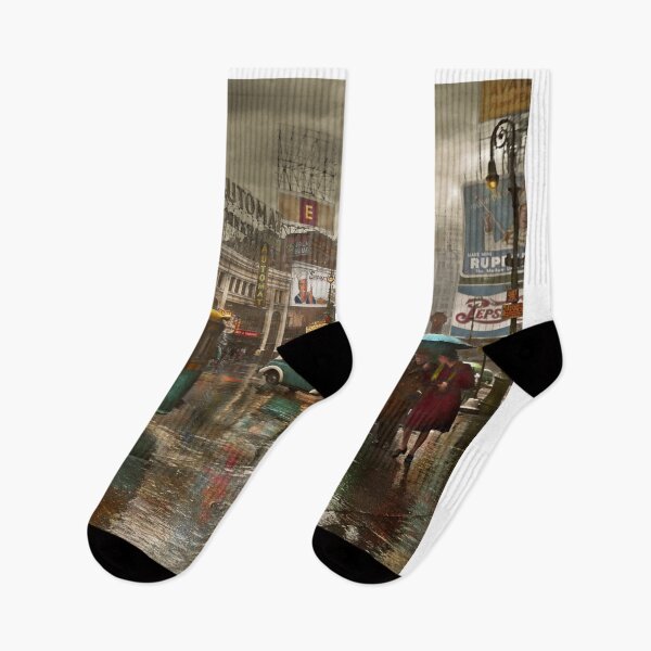Item preview, City - NY - Times Square on a rainy day 1943 designed and sold by Mike Savad Photography.