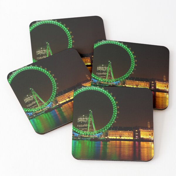 Item preview, Green Night Colors - London Eye  designed and sold by DavidGutierrez.