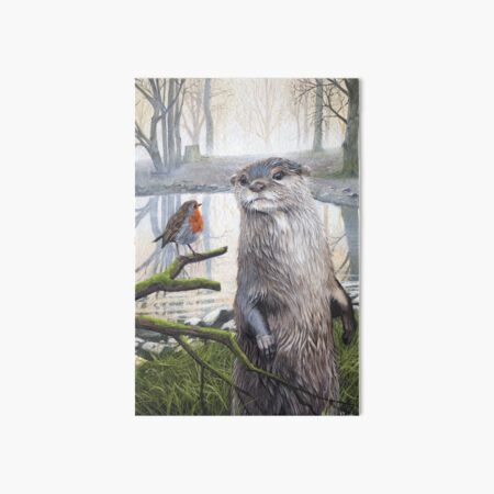 Item preview, The Otter's Visitor designed and sold by Debbie Clark.