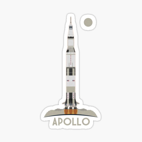 Apollo Launch Sticker