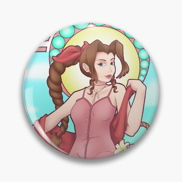Item preview, Aerith Art Nouveau designed and sold by JessHalleyArt.