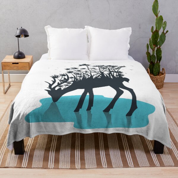 Item preview, Deer nature water. designed and sold by emphatic.