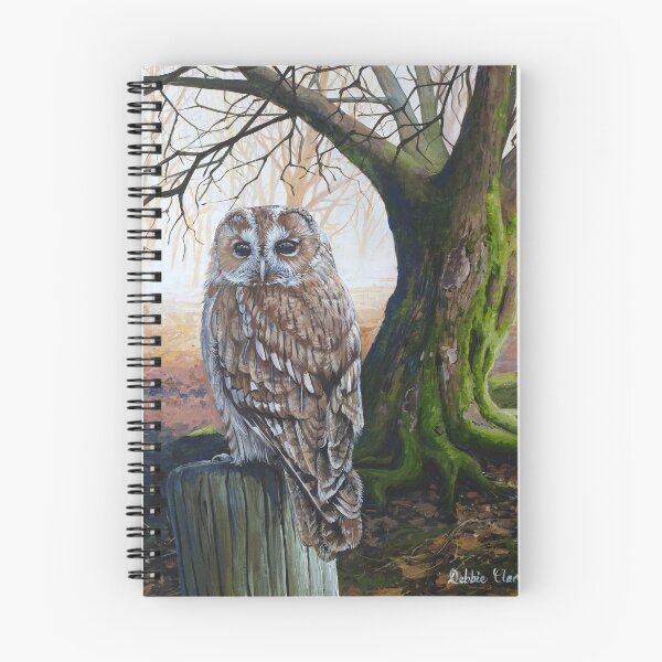 Item preview, The Sanctuary - Tawny Owl by a Cosy Log Cabin in the Woods designed and sold by Debbie Clark.