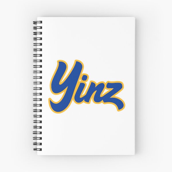 Item preview, YINZ (Blue and Gold Script) designed and sold by oldskooldesign.