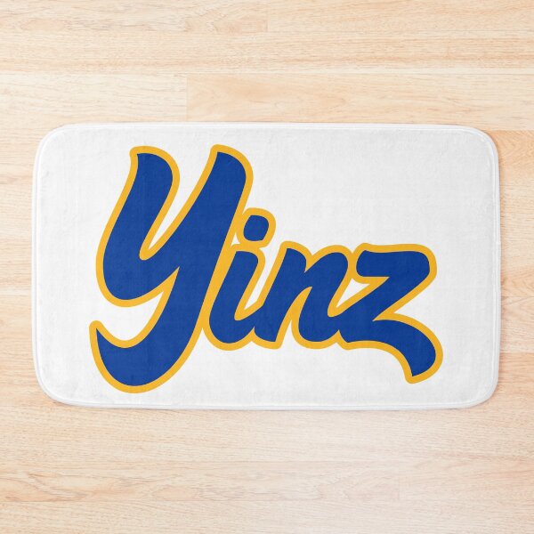 Item preview, YINZ (Blue and Gold Script) designed and sold by oldskooldesign.