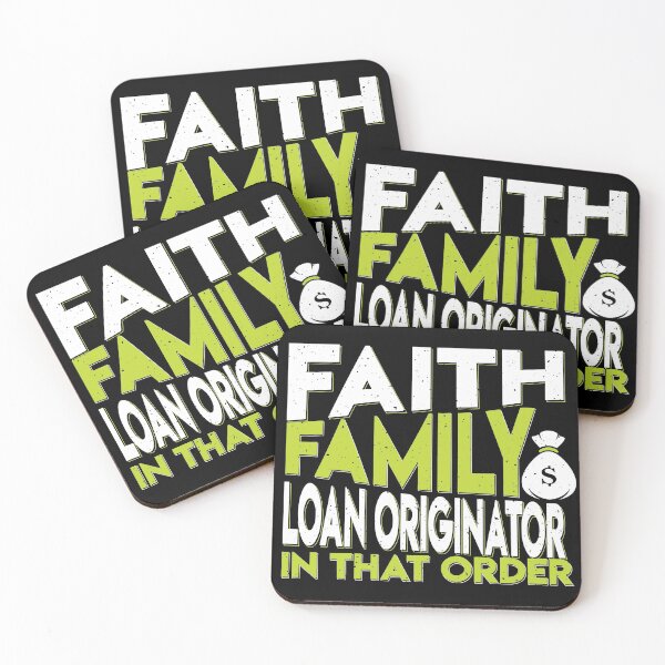 Item preview, Faith, Family, Loan Originator designed and sold by EdifyEra.