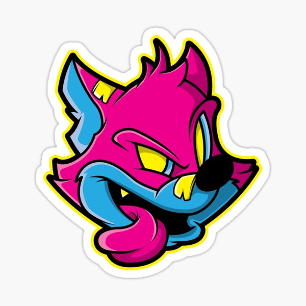 Sly Cat Sticker