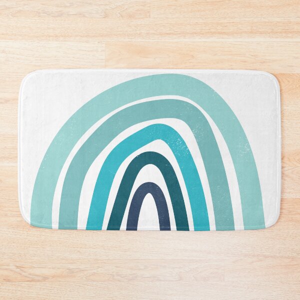 Item preview, abstract fun rainbow art in blue hues designed and sold by Etienne & Yolandi  Outram.