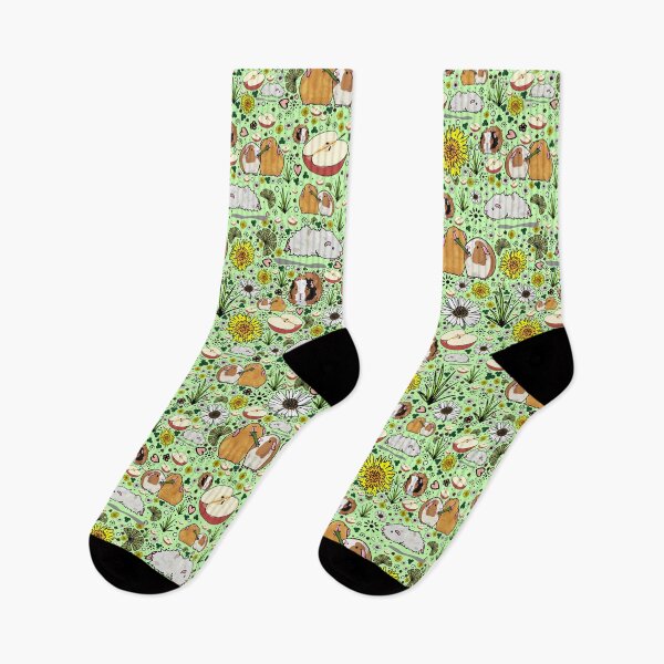 Item preview, Guinea Pigs in Green  designed and sold by Nemki.