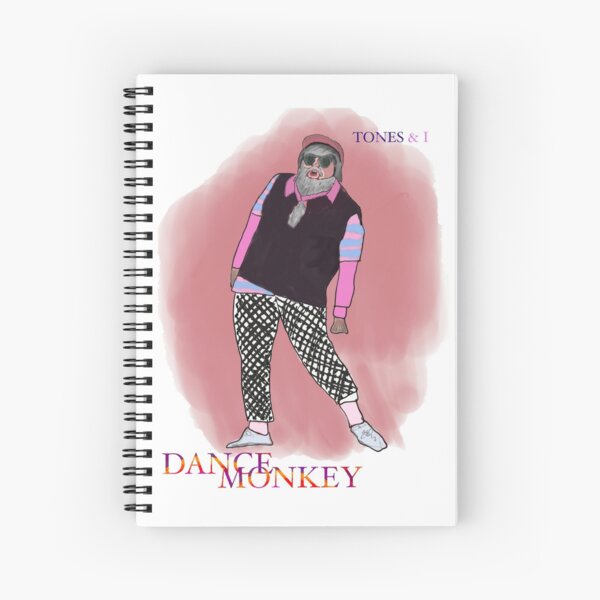 Dance Monkey (Full Body) Spiral Notebook