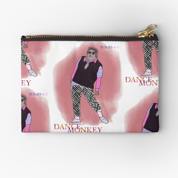 Dance Monkey (Full Body) Zipper Pouch