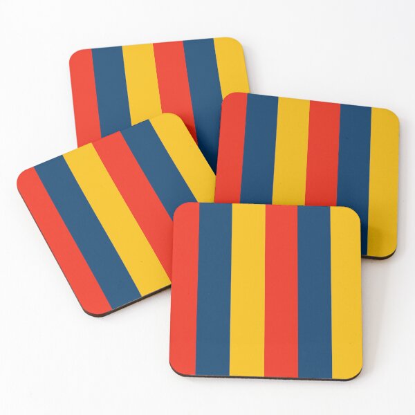 Item preview, Chad Stripe Wide (Blue Yellow Red) designed and sold by HelenStanning.