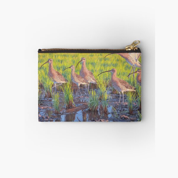 Item preview, Slender-billed Curlew with Eurasian Curlews designed and sold by kokayart.