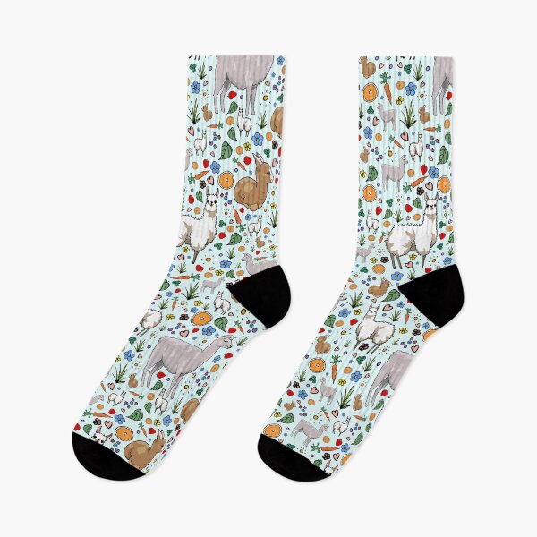 Item preview, Llamas in Blue designed and sold by Nemki.