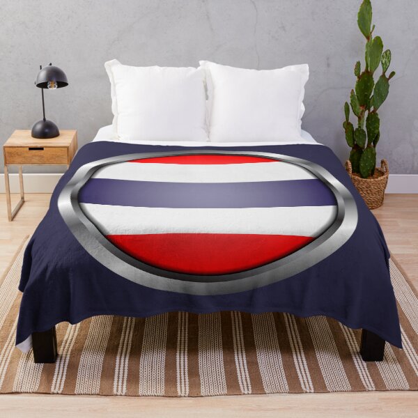 Item preview, Marco redondo de metal con bandera de Tailandia designed and sold by mattpanta.