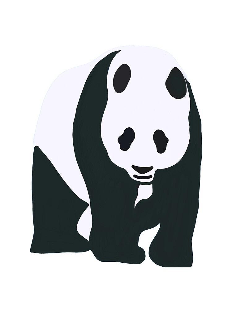 Camiseta para niños «Dibujos animados graciosos / lindos con estampado de  panda - Color negro» de AbstractK | Redbubble